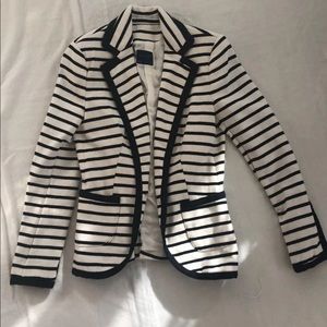 Zara striped blazer